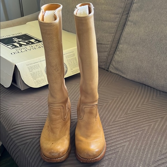 Frye Leather Campus 14” Banana Boot - Picture 5 of 5
